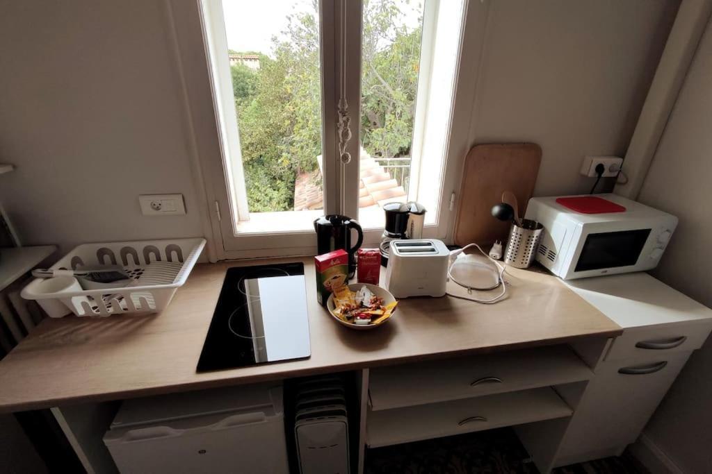 Le Jasmin Airconditioned Studio With Swimming Pool Apartment มาร์กเซย ภายนอก รูปภาพ